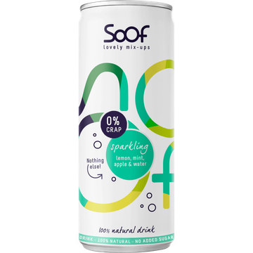 Soof Sparkling lemon, mint & apple