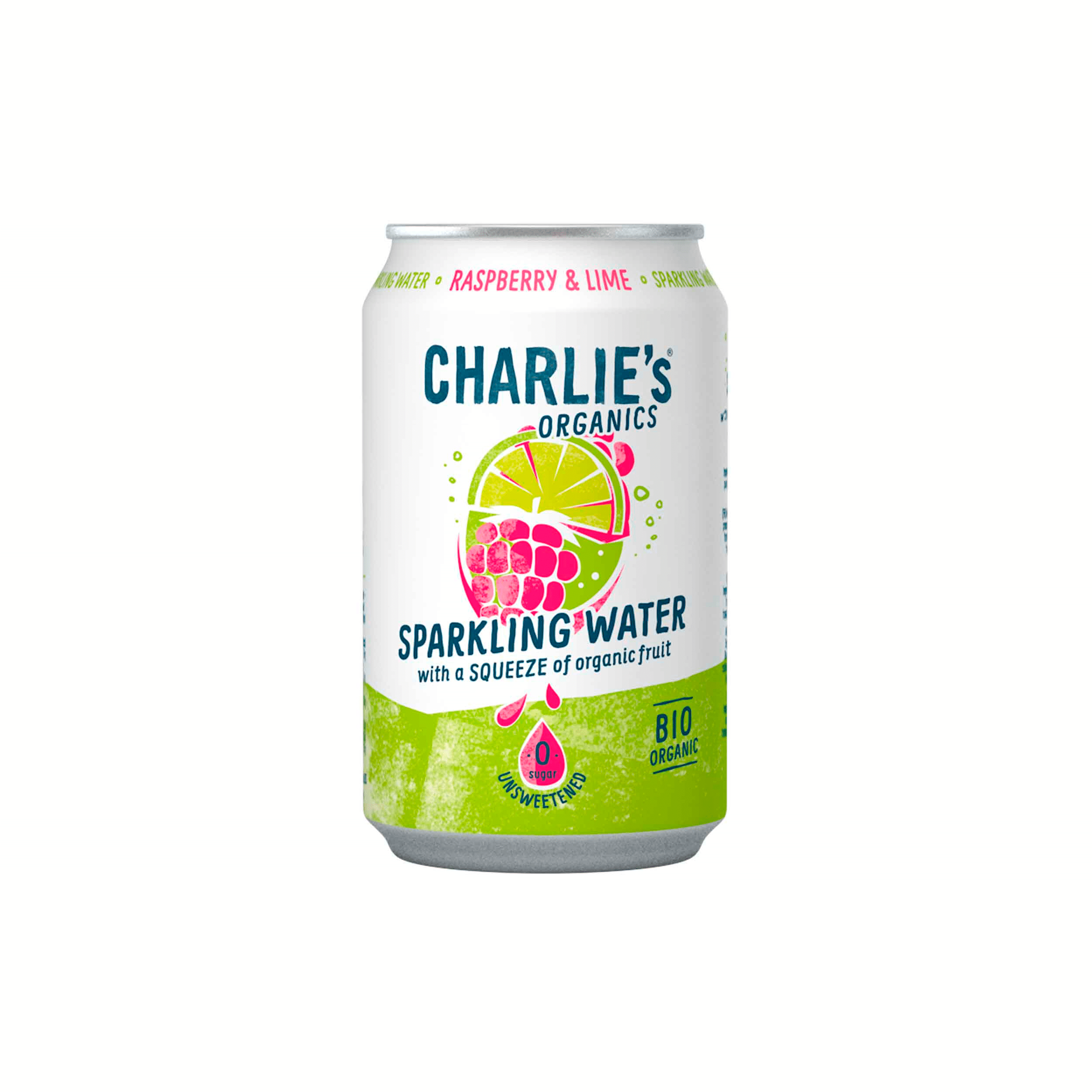 Charlie's Sparkling water raspberry and lime