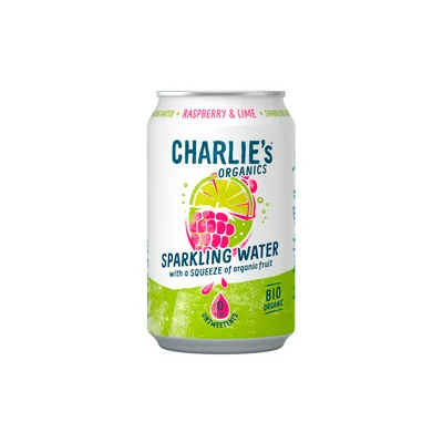 Charlie's Sparkling water raspberry and lime
