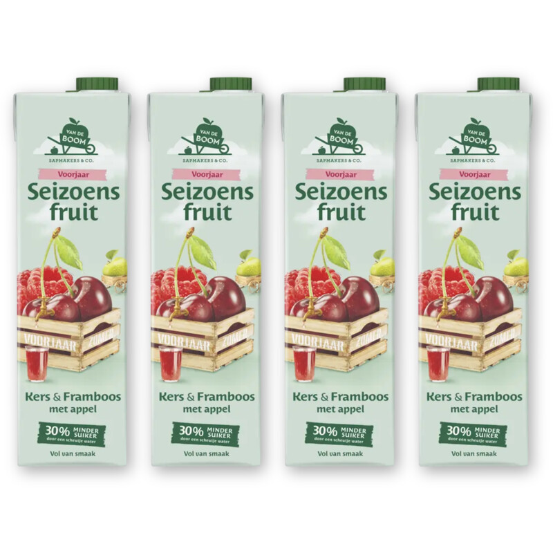 Van de Boom Seizoensfruit 4-pack