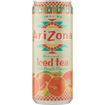 Arizona Iced tea with peach flavour