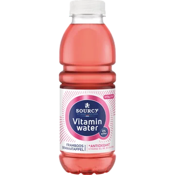 Sourcy Vitaminwater framboos granaatapp 6-pack