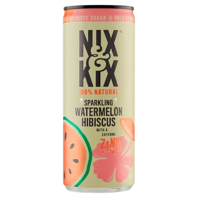 Nix & Kix Sparkling watermelon hibiscus