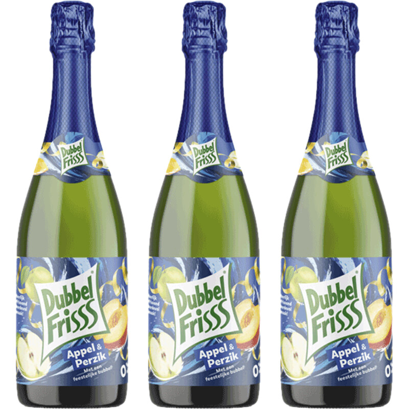 DubbelFrisss Bubbelfrisss 0% champagne 3-pack