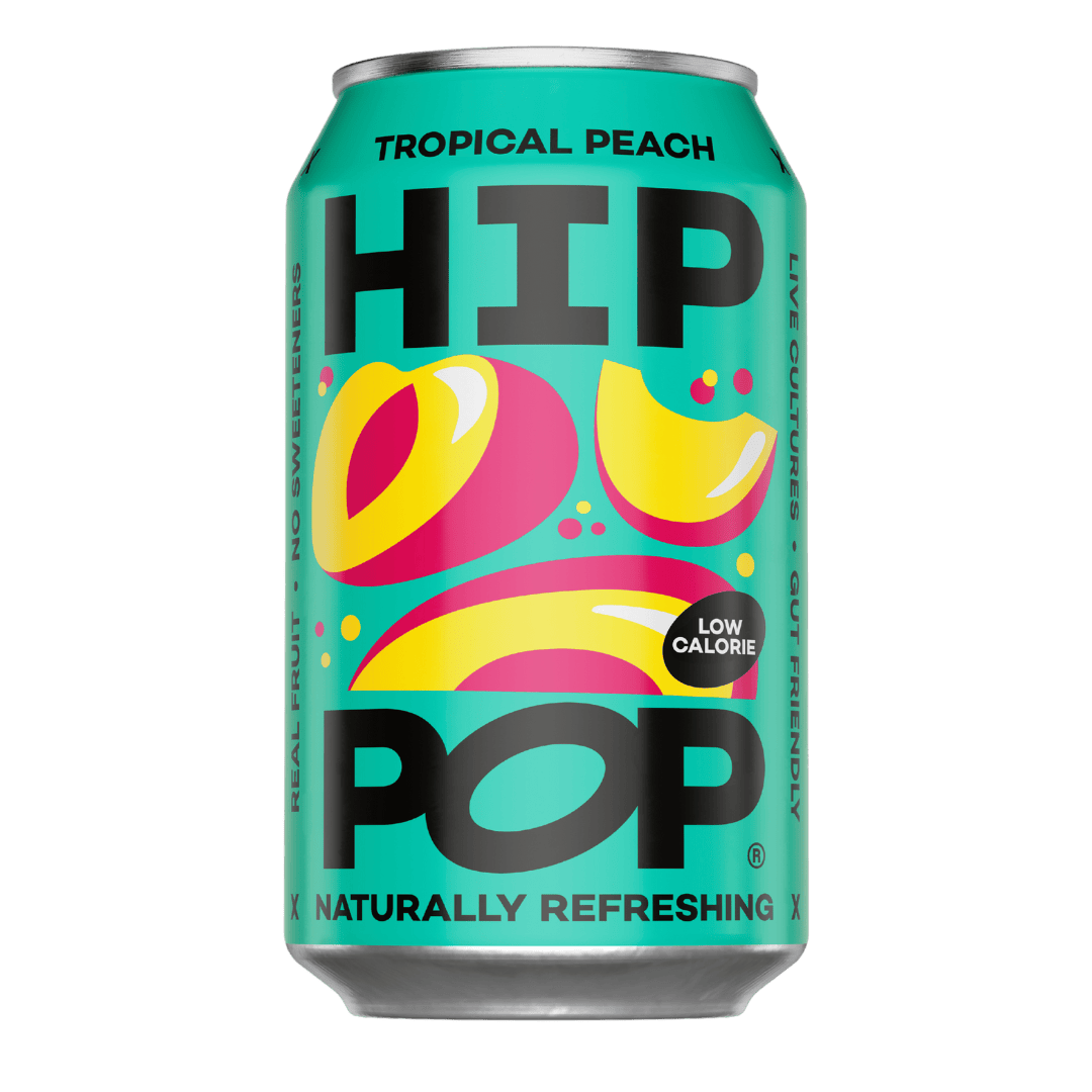 Hip Pop Living soda tropical peach
