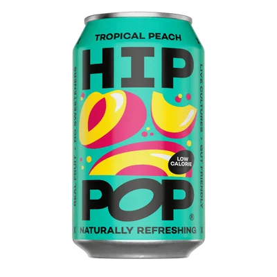 Hip Pop Living soda tropical peach