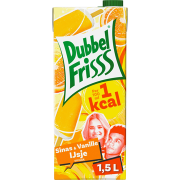 DubbelFrisss 1kcal sinas & vanille ijsje smaak