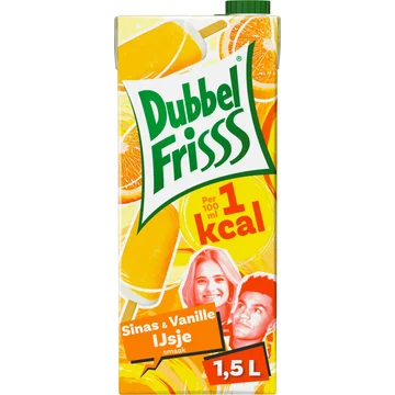 DubbelFrisss 1kcal sinas & vanille ijsje smaak