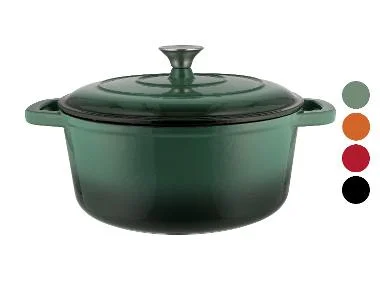 SILVERCREST® Gietijzeren pan 28 cm 5,6 L
