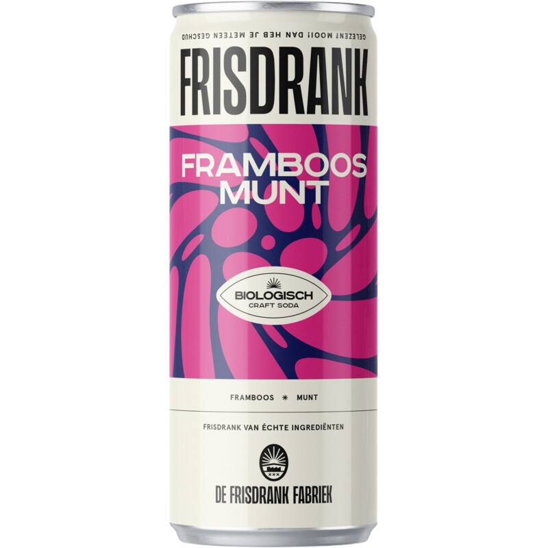 De Frisdrank Fabriek Framboos munt