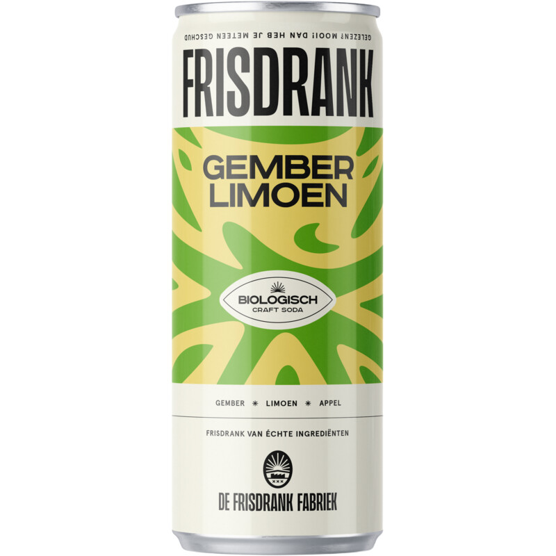 De Frisdrank Fabriek Gember limoen