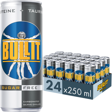 Bullit Energy drink suikervrij 24-pack