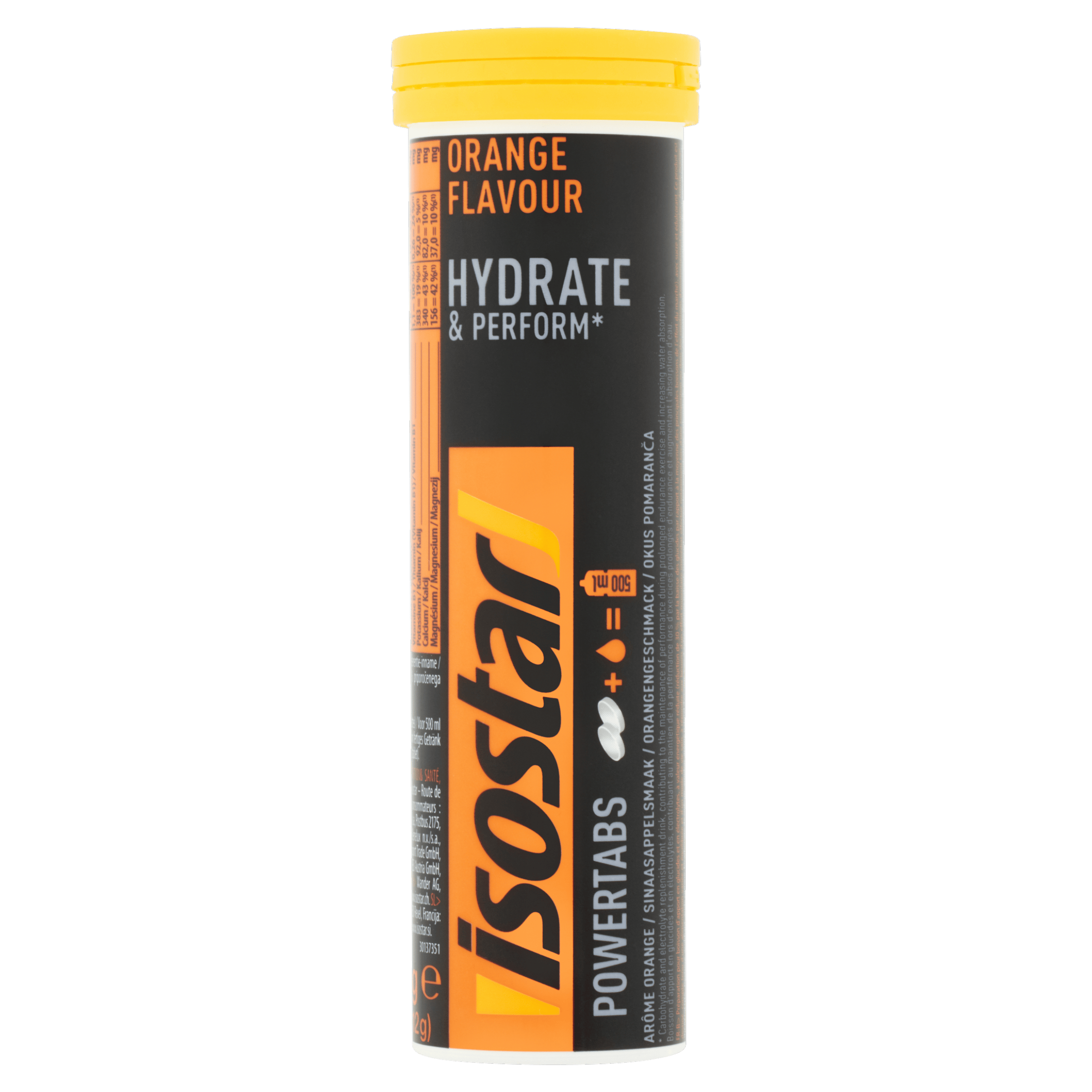 Isostar Hydrate & perform powertabs orange