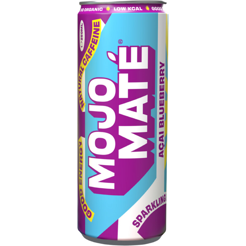 Mojo Maté Açai blueberry sparkling