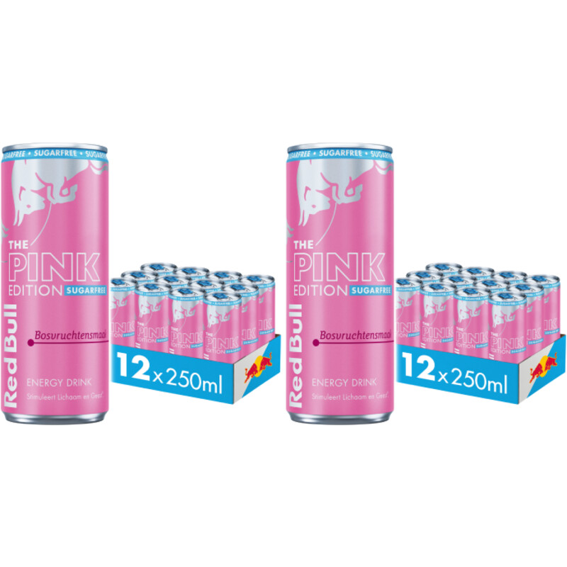 Red Bull Pink sf bosvruchtensmaak 2x 12-pack