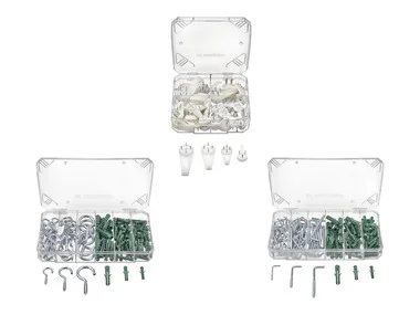 PARKSIDE® L-haak en deuvelset, schroefhaak en deuvelset of haakset