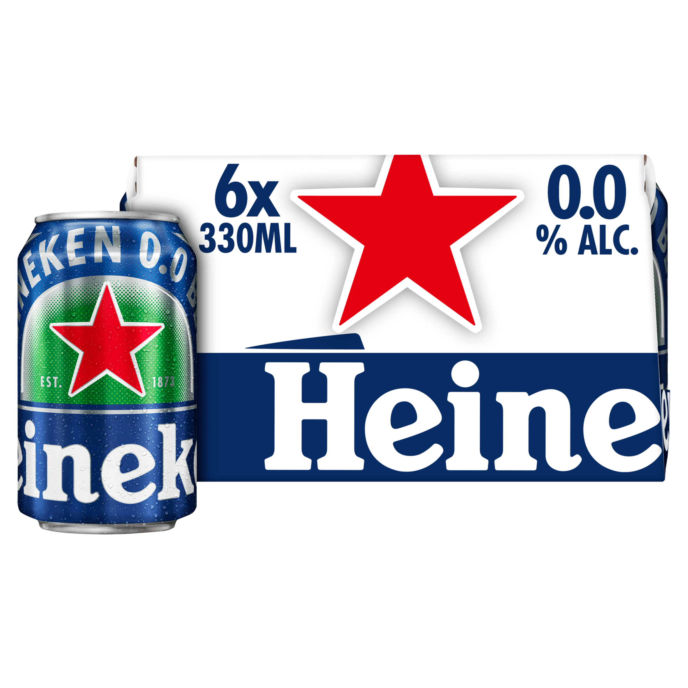 Heineken Premium pilsener 0.0 6-pack
