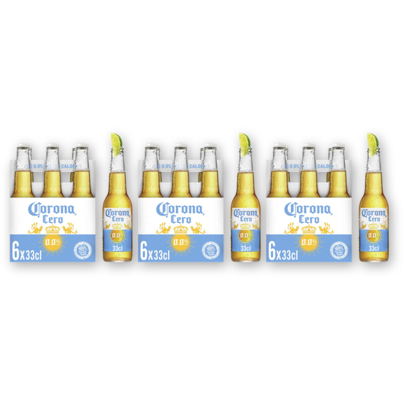 Corona Cero 0.0 alcoholvrij bier 18-pack