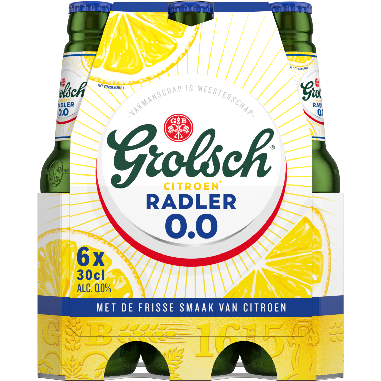 Grolsch Radler citroen alcoholvrij 0.0 6-pack