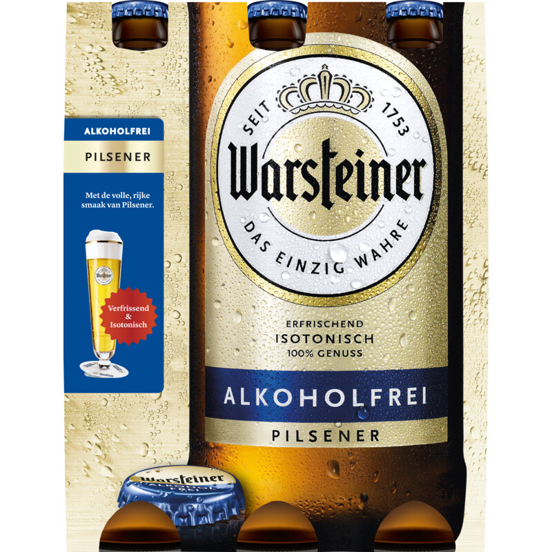 Warsteiner Alkoholfrei pilsener 6-pack