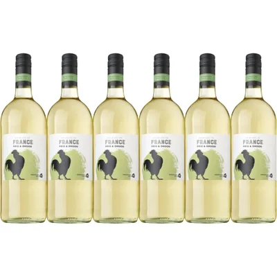 AH Fris & droge Franse huiswijn wit 6-pack