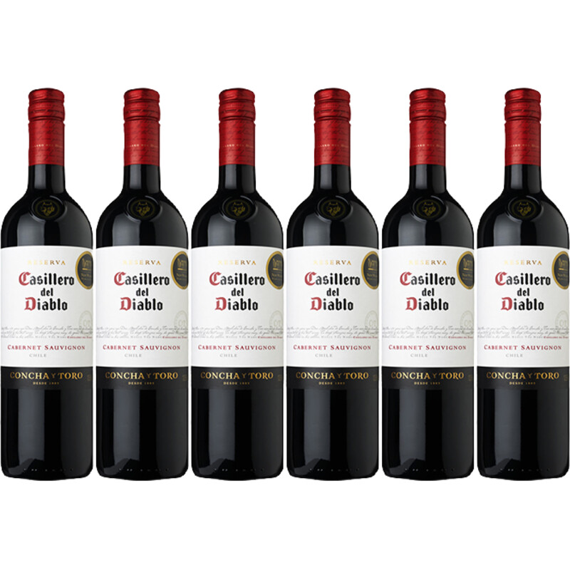 Casillero del Diablo Cabernet sauvignon reserva 6 flessen