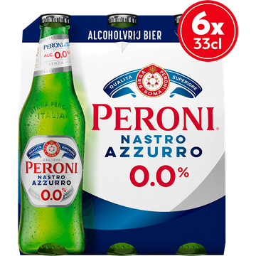 Peroni Nastro azzurro alcoholvrij bier 6-pack