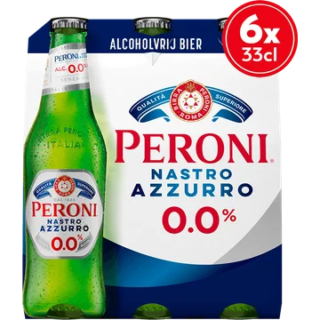Peroni Nastro azzurro alcoholvrij bier 6-pack
