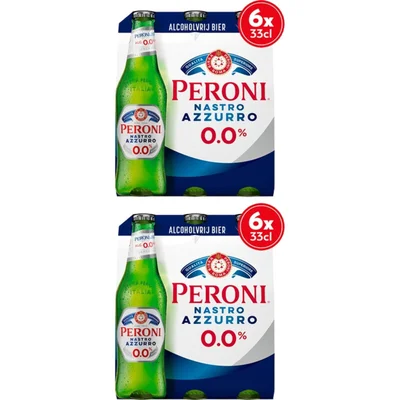 Peroni Nastro azzurro Italiaans 0.0% 12-pack