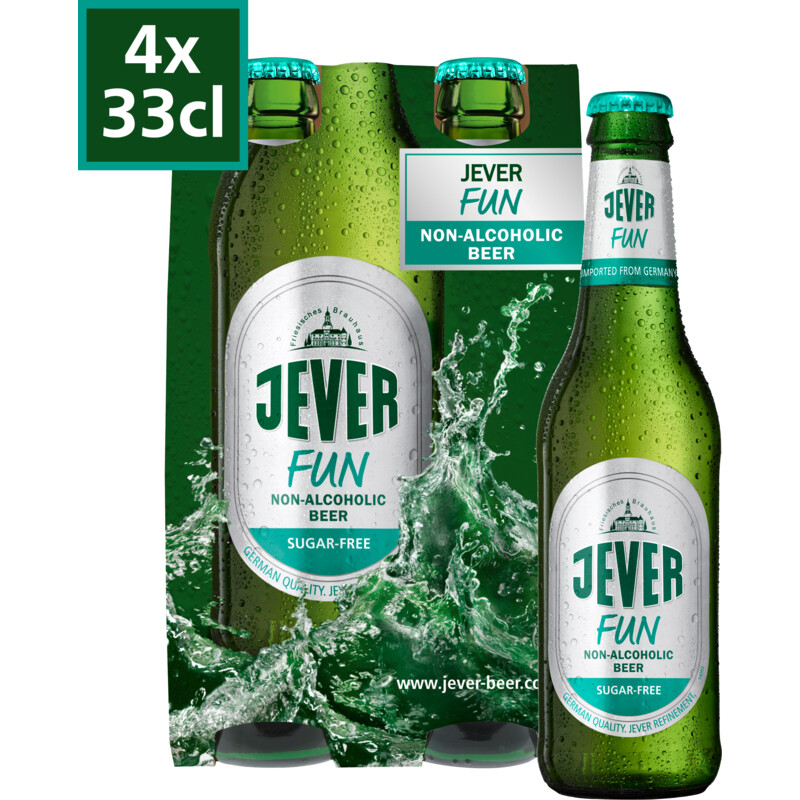 Jever Fun non-alcoholic beer 4-pack