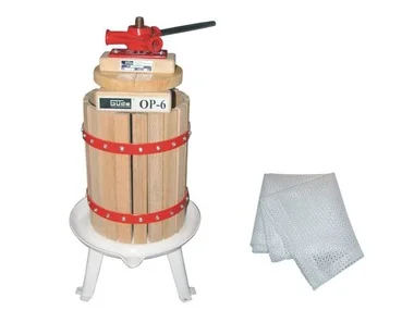 Güde fruitpers, 6, 12, 18 of 30 liter, mechanisch, met stalen spindel