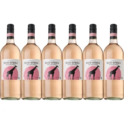 AH Vol & halfzoete Zuid-Afrika rosé 6-pack
