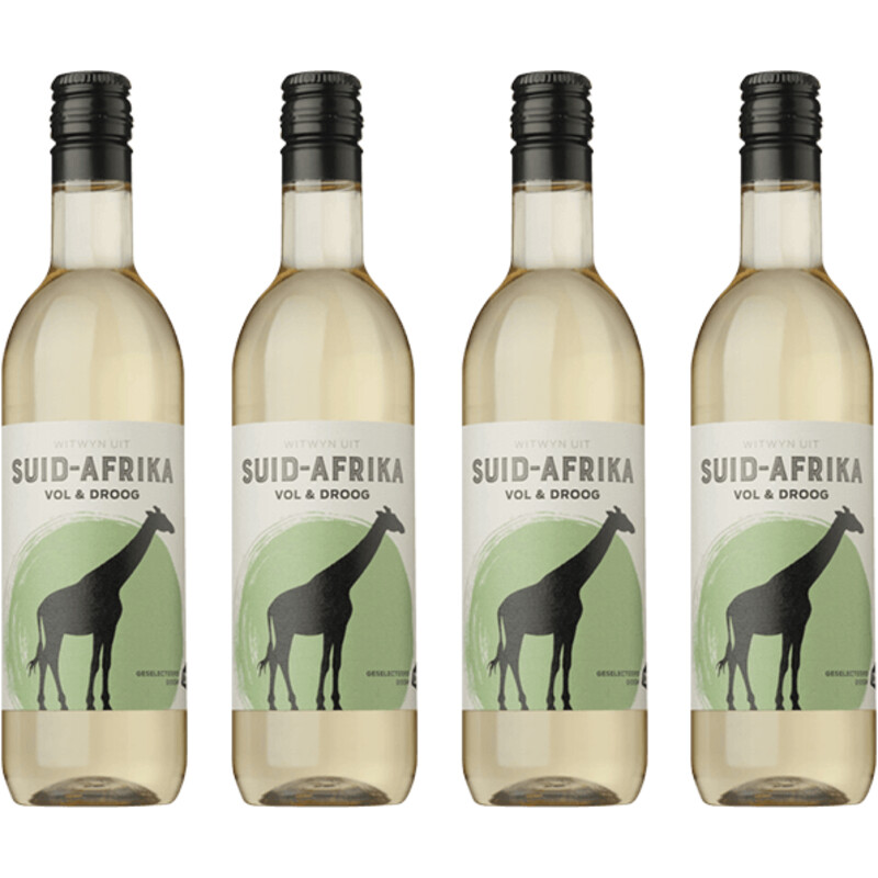 AH Suid-Afrika vol & droog 4 flessen