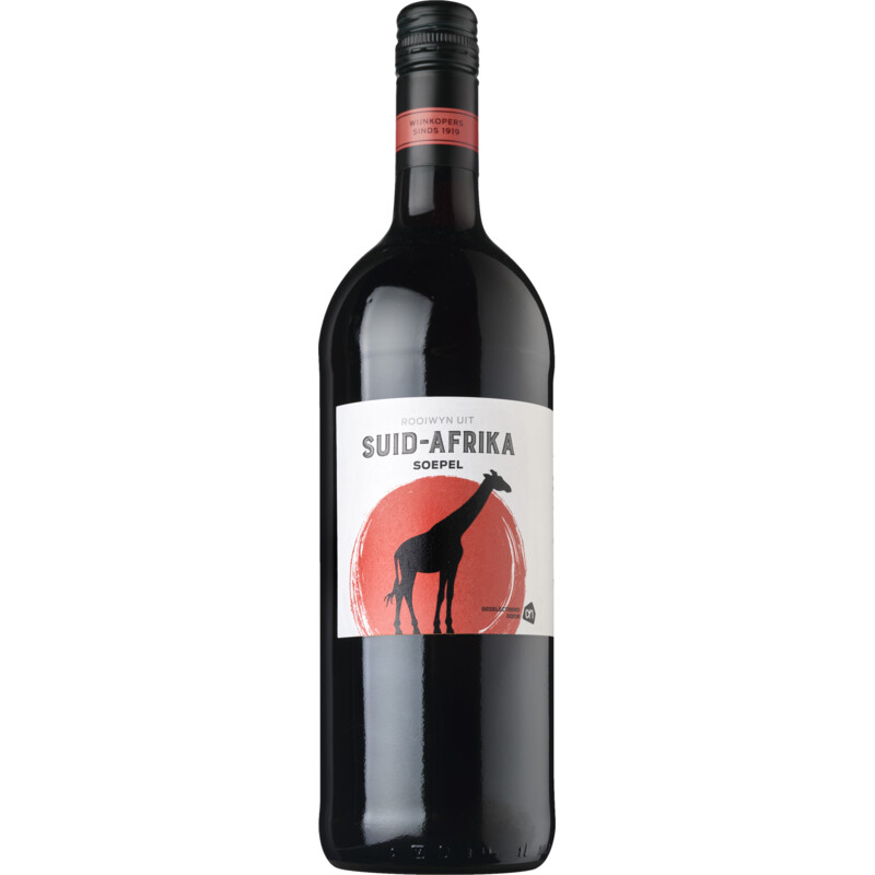 AH Soepele Zuid-Afrikaanse huiswijn rood