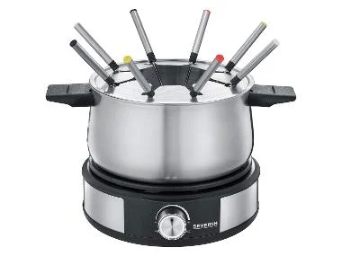 SEVERIN Fonduepan en crêpemaker FO 2471-160