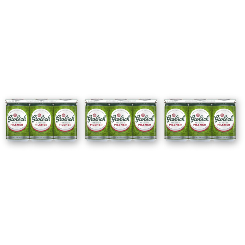 Grolsch Premium pilsner bier 18-pack