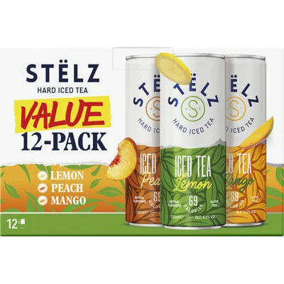 Stëlz Hard iced tea 12-pack