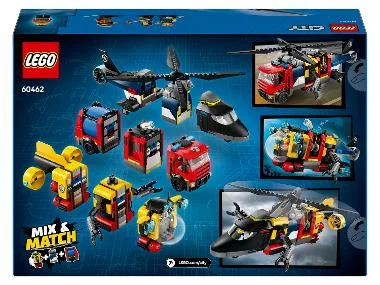 LEGO® City Helikopter, brandweerauto en onderzeeër remix 60462