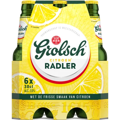 Grolsch Radler citroen 2.0 6-pack