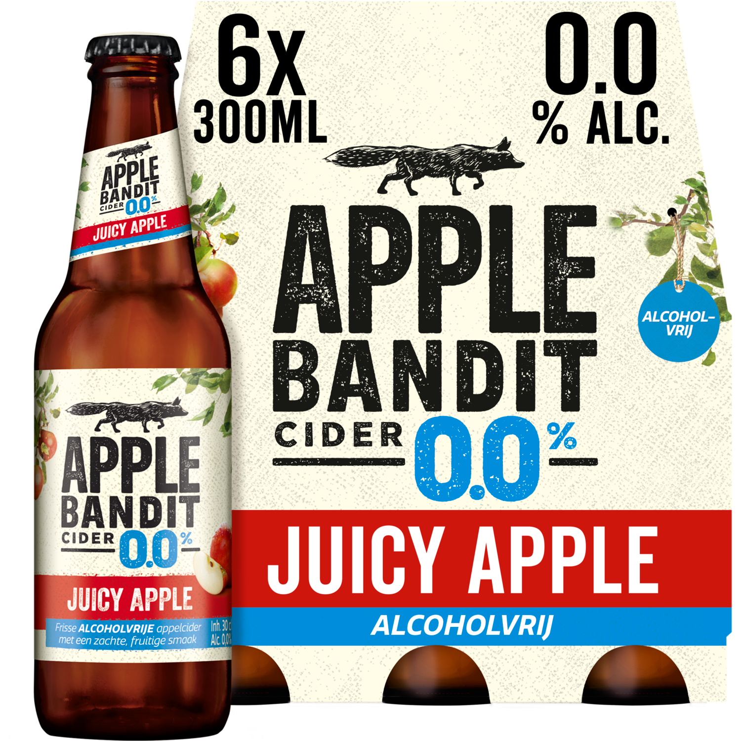 Apple Bandit Juicy apple 0.0 cider 6-pack