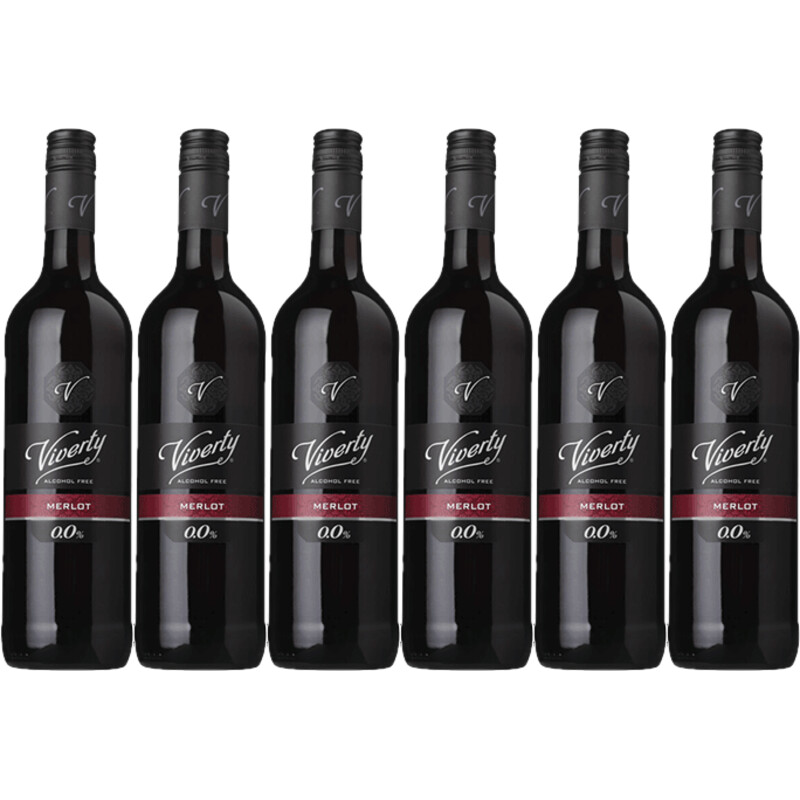 Viverty Merlot alcoholvrij 6 flessen