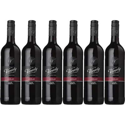 Viverty Merlot alcoholvrij 6 flessen