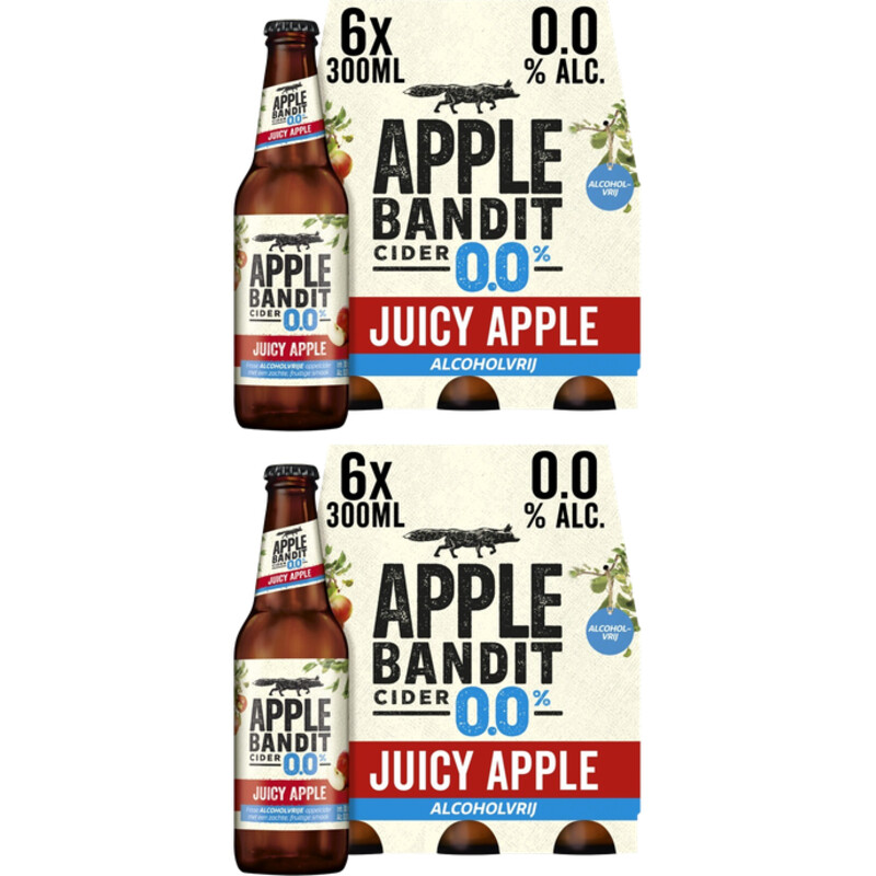 Apple Bandit Juicy apple 0.0 cider 12-pack