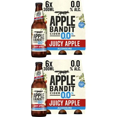 Apple Bandit Juicy apple 0.0 cider 12-pack