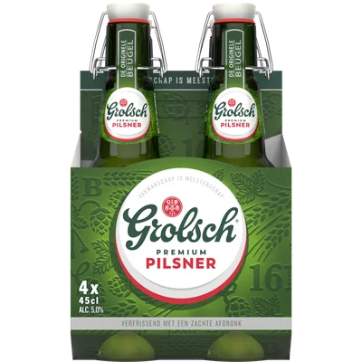 Grolsch Premium pilsner bier beugel 4-pack