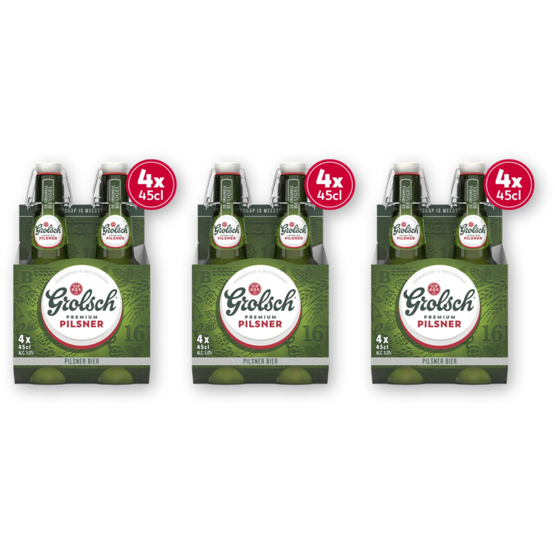 Grolsch Premium pilsner bier beugel 12-pack