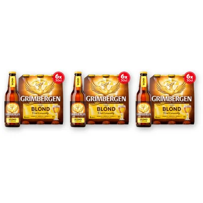 Grimbergen Blond fles 18-pack
