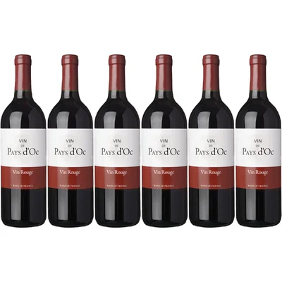 Vin de Pays d'Oc Rood 6 flessen