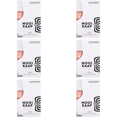 Mooi Kaap rosé wijntap 6-pack