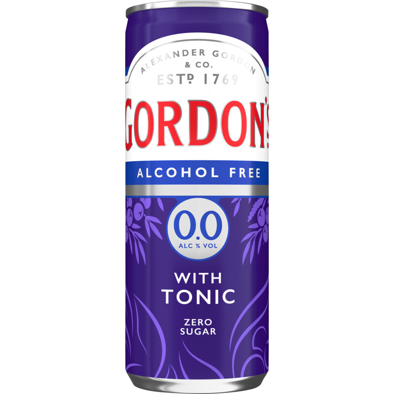 Gordon's Gin & tonic alcoholvrij
